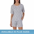 thumbnail image 1 of Disney Womens Short Pajama Set with Pockets Size: L, Color: Gray Mickey Mouse, 1 of 2