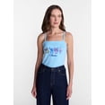thumbnail image 1 of Disney Women's Stitch Embroidered Tank Top, Sizes XXS-XXL, 1 of 5