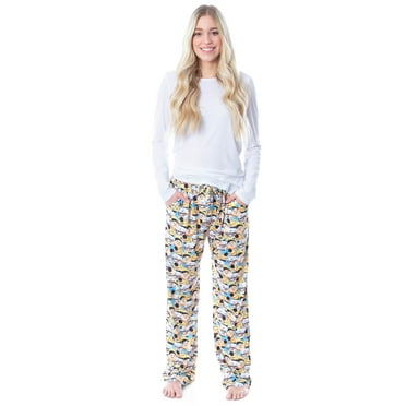 Disney Womens' Up Movie Film Carl Russell Dug Chibi Sleep Pajama Pants