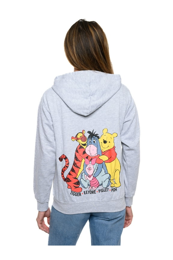 Womens and Women's Plus Eeyore Winnie The Pooh Tigger Hoodie Sweatshirt