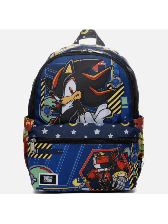 WondaPop Nylon Backpack 13" -Sonic the Hedgehog Shadow Deluxe Daypack Bag