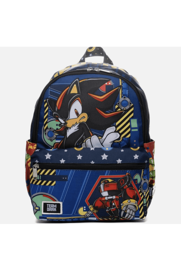 WondaPop Nylon Backpack 13" -Sonic the Hedgehog Shadow Deluxe Daypack Bag