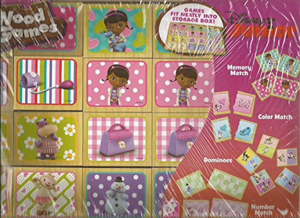 Disney Wood Puzzle 4 Pack with Wood Staorage Box - Walmart.com