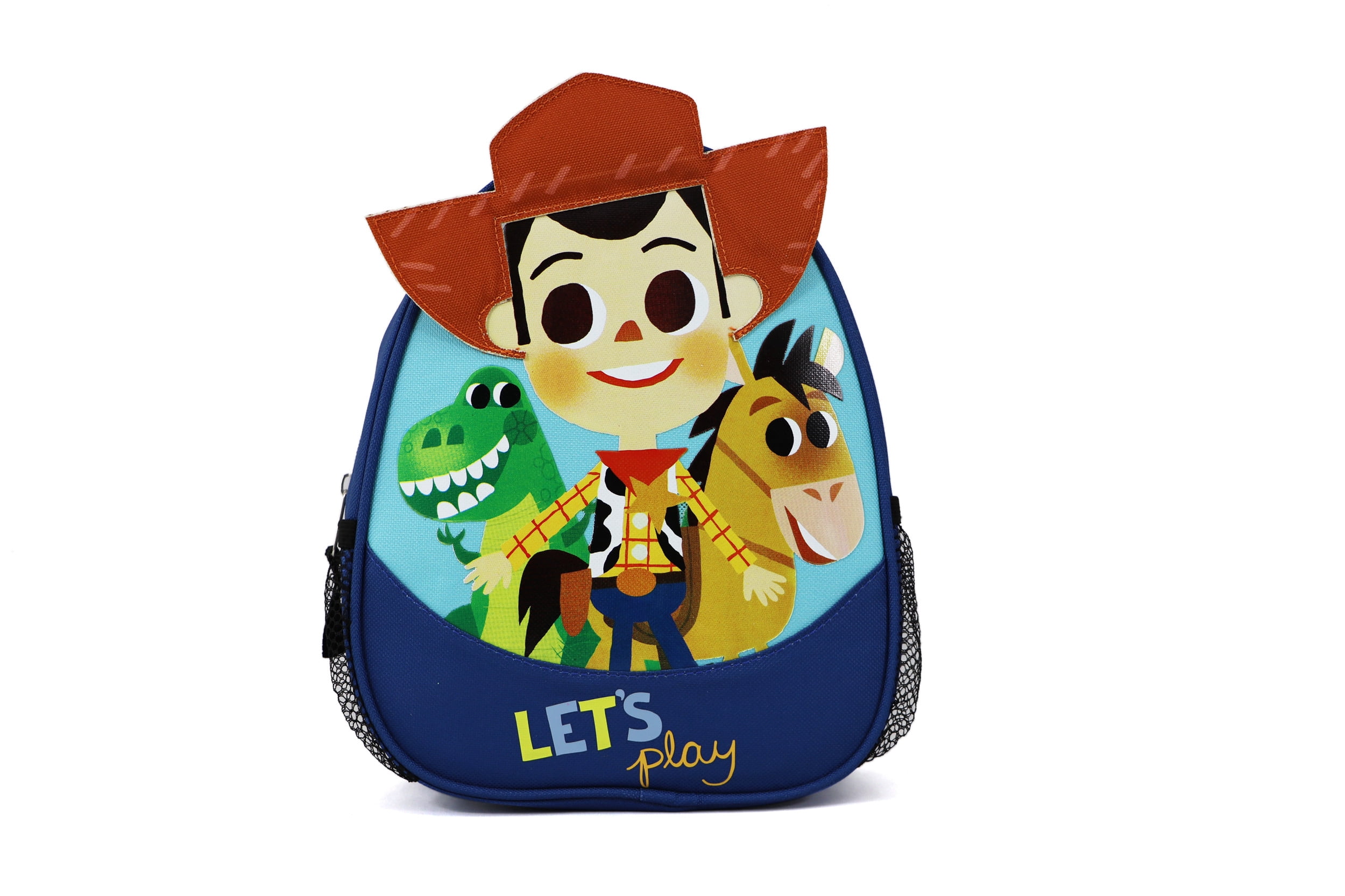 Disney Woody Blue Harness Back Pack With Adjustable Straps and Zipper Closure