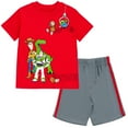 thumbnail image 1 of Disney Woody Buzz Lightyear Slinky Dog T-Shirt (7-8 Years) 2 pieces, 1 of 9