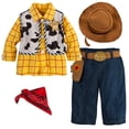 thumbnail image 1 of Disney Woody Toy Story Halloween Costume with Sheriff Badge and Hat, Unisex Size 3-6 M, 1 of 2