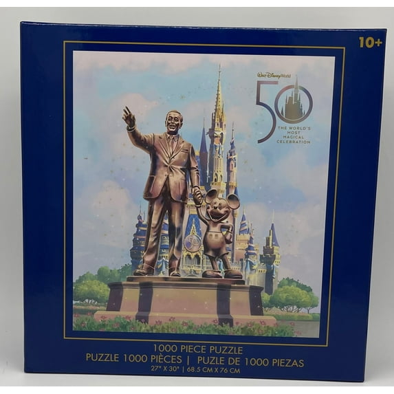 Disney World 50th Anniversary Jigsaw Puzzles, Paper, 1000 Piece