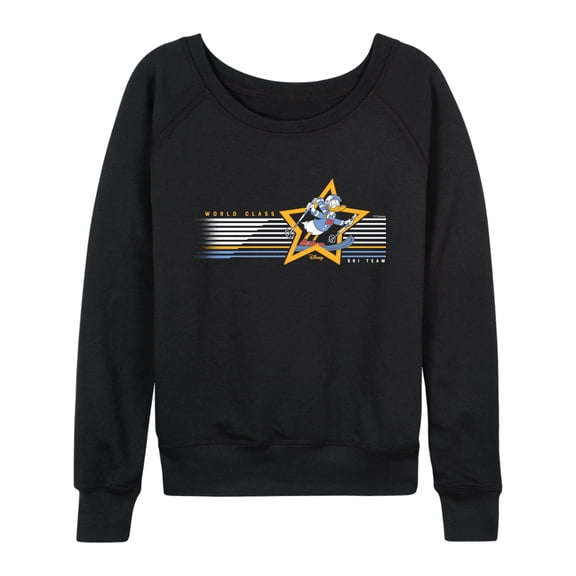 Disney - World Class Ski - Women's French Terry Long Sleeve Pullover