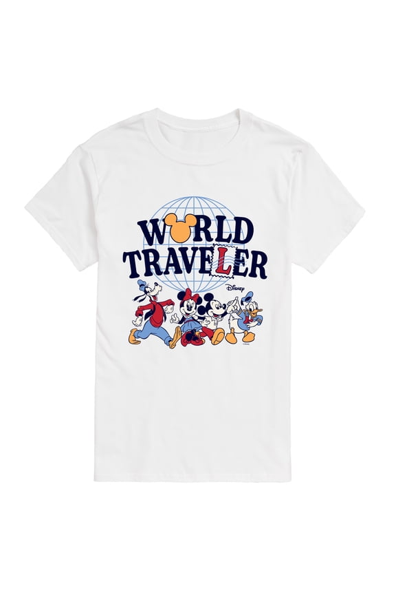 - World Traveler - Men's Short Sleeve Graphic T-Shirt