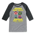 thumbnail image 1 of Disney Wreck It Ralph - Bad Guys But Not Bad, Guys - Toddler & Youth Raglan Graphic T-Shirt, 1 of 3