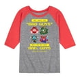 thumbnail image 1 of Disney Wreck It Ralph - Bad Guys But Not Bad, Guys - Toddler & Youth Raglan Graphic T-Shirt, 1 of 1