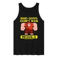 thumbnail image 1 of Disney Wreck It Ralph - Bad Guys Don’t Win Medals - Men's Jersey Tank Top, 1 of 4