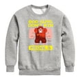 thumbnail image 1 of Disney Wreck It Ralph - Bad Guys Don't Win Medals - Toddler & Youth Crewneck Fleece Sweatshirt, 1 of 4