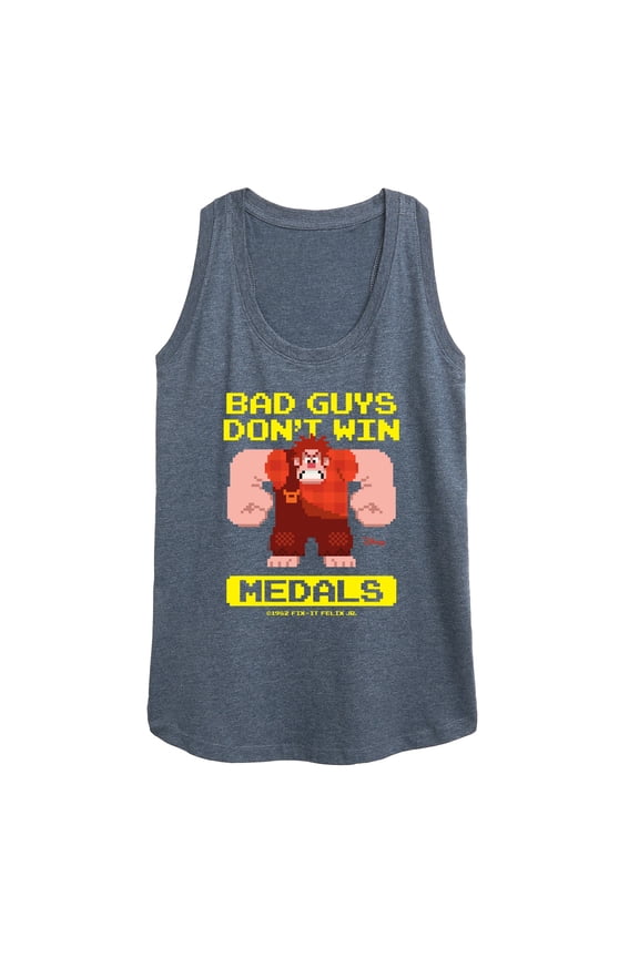 Wreck It Ralph - Bad Guys Don’t Win Medals - Women's Racerback Tank Top
