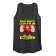 thumbnail image 1 of Disney Wreck It Ralph - Bad Guys Don’t Win Medals - Women's Racerback Tank Top, 1 of 4