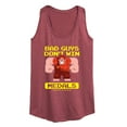 thumbnail image 1 of Disney Wreck It Ralph - Bad Guys Don’t Win Medals - Women's Racerback Tank Top, 1 of 4