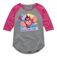 thumbnail image 1 of Disney Wreck It Ralph - BuzzTube Star - Toddler & Youth Girls Raglan Graphic T-Shirt, 1 of 4