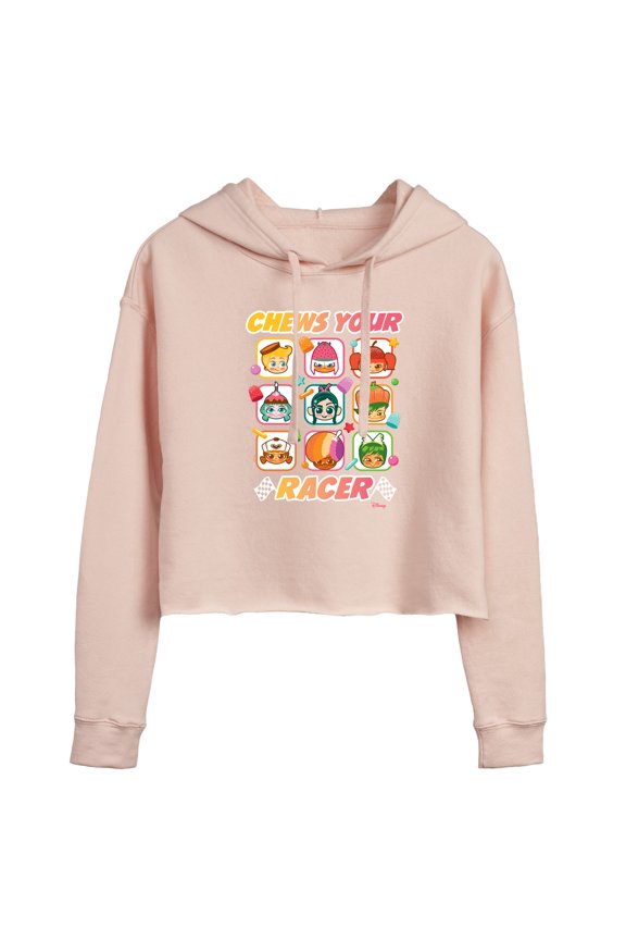 Wreck It Ralph - Chews Your Racer - Juniors Cropped Pullover Hoodie