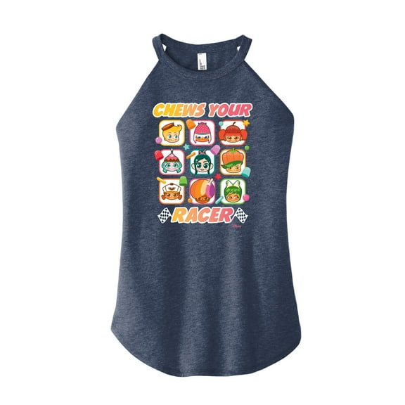 Disney Wreck It Ralph - Chews Your Racer - Juniors High Neck Tank Top