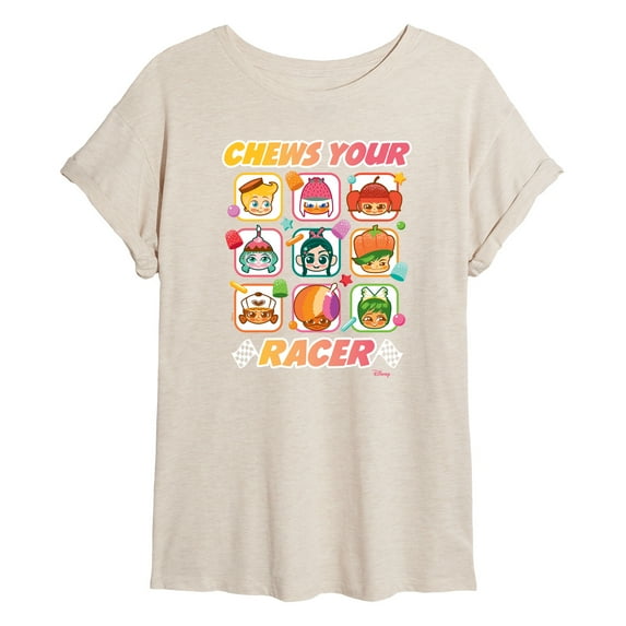 Disney Wreck It Ralph - Chews Your Racer - Women's Oversized T-Shirt