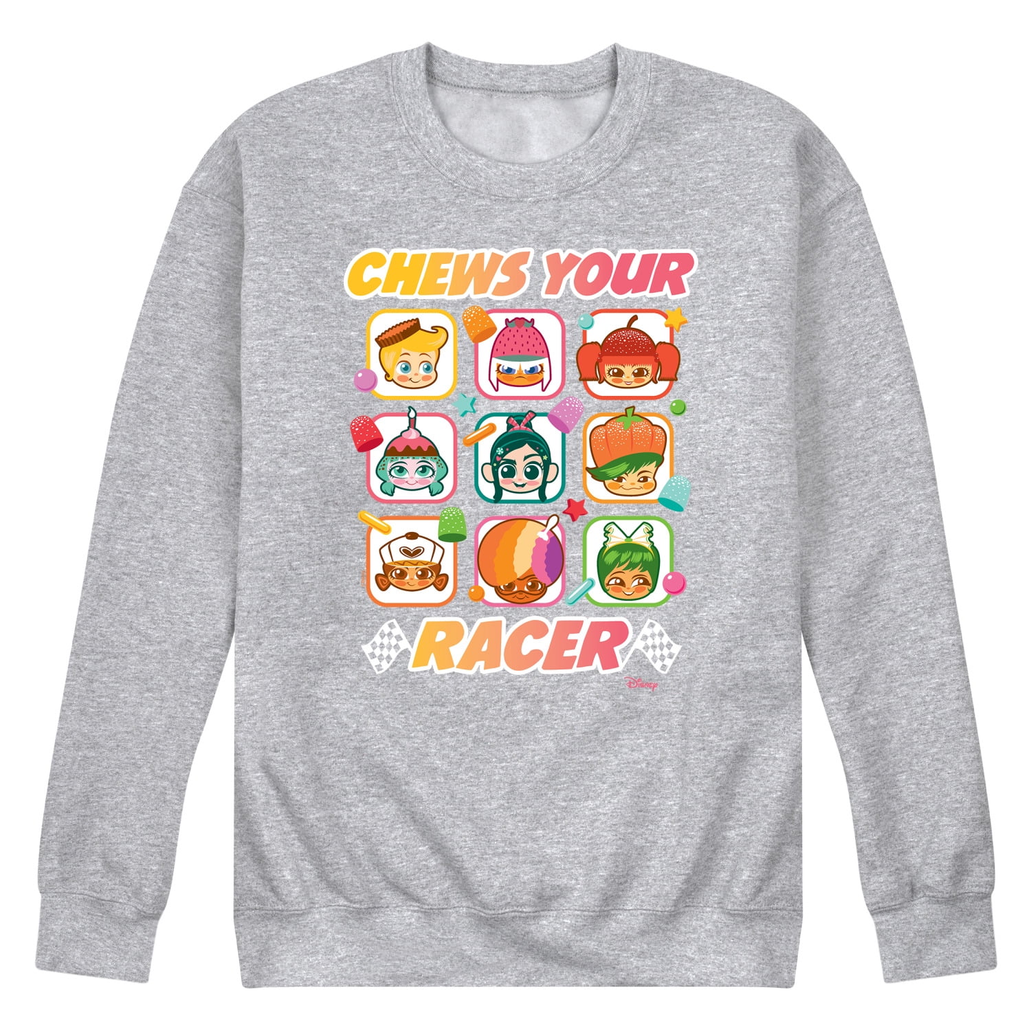 Wreck It Ralph Racer Guy Disney Wreck It Ralph - Chews Your Racer - Men's Crew Neck Fleece ...
