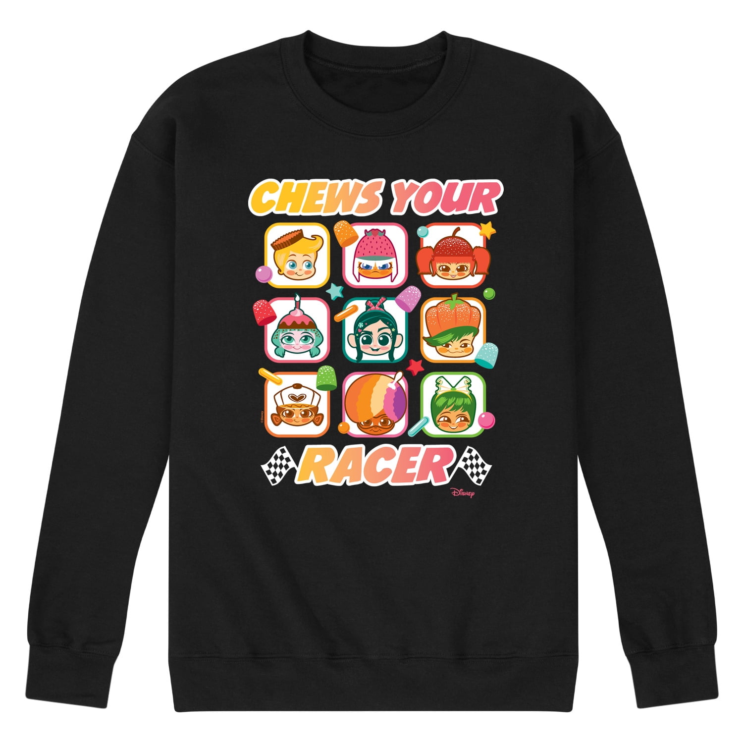 Wreck It Ralph Racer Guy Disney Wreck It Ralph - Chews Your Racer - Men's Crew Neck Fleece ...