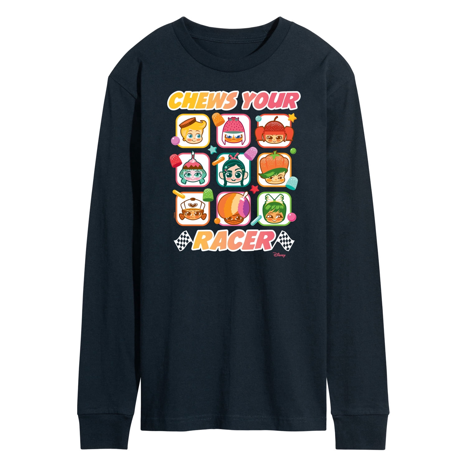 Wreck It Ralph Racer Guy Disney Wreck It Ralph - Chews Your Racer - Men's Long Sleeve T-Shirt ...