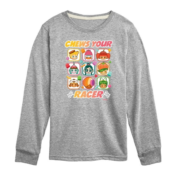 Disney Wreck It Ralph - Chews Your Racer - Toddler & Youth Long Sleeve Graphic T-Shirt