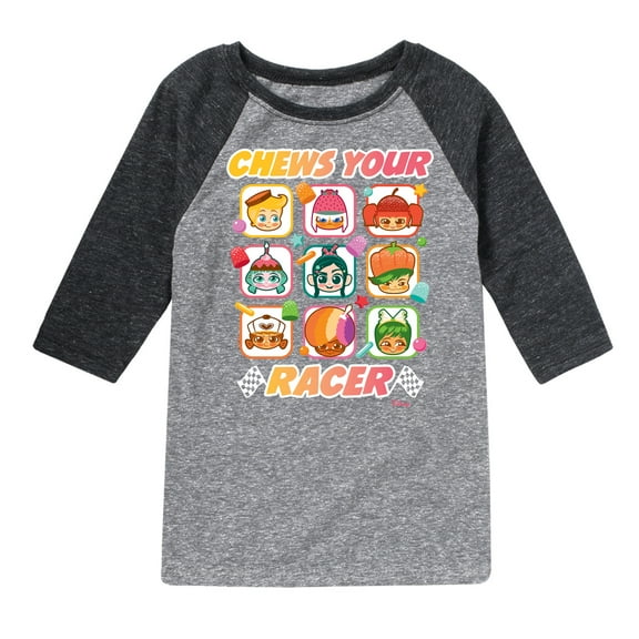 Disney Wreck It Ralph - Chews Your Racer - Toddler & Youth Raglan Graphic T-Shirt