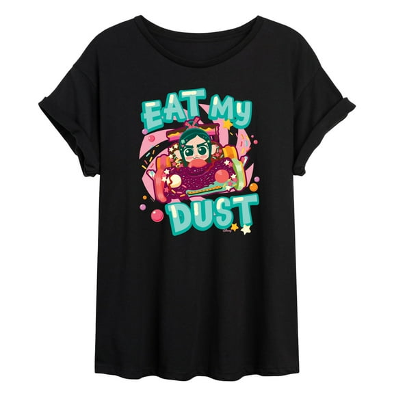 Disney Wreck It Ralph - Eat My Dust Vanelloppe - Juniors Ideal Flowy Muscle T-Shirt