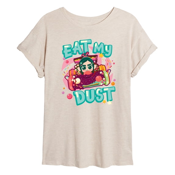 Disney Wreck It Ralph - Eat My Dust Vanelloppe - Juniors Ideal Flowy Muscle T-Shirt
