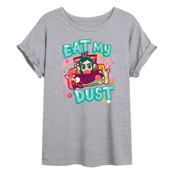 Disney Wreck It Ralph - Eat My Dust Vanelloppe - Women's Oversized T-Shirt