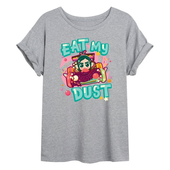 Disney Wreck It Ralph - Eat My Dust Vanelloppe - Juniors Ideal Flowy Muscle T-Shirt