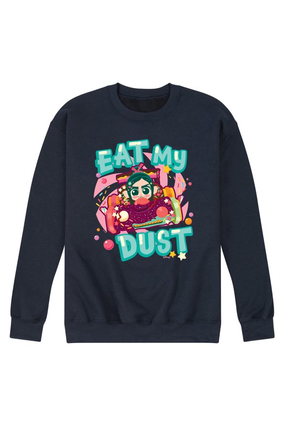 Wreck It Ralph - Eat My Dust Vanelloppe - Men's Crew Neck Fleece Pullover