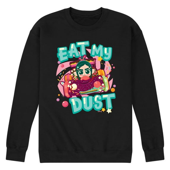 Disney Wreck It Ralph - Eat My Dust Vanelloppe - Men's Crew Neck Fleece Pullover