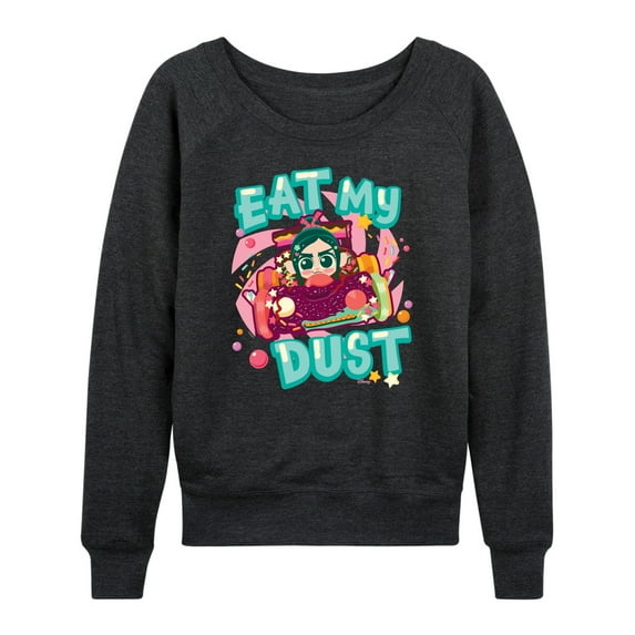 Disney Wreck It Ralph - Eat My Dust Vanelloppe - Women's Lightweight French Terry Long Sleeve Shirt