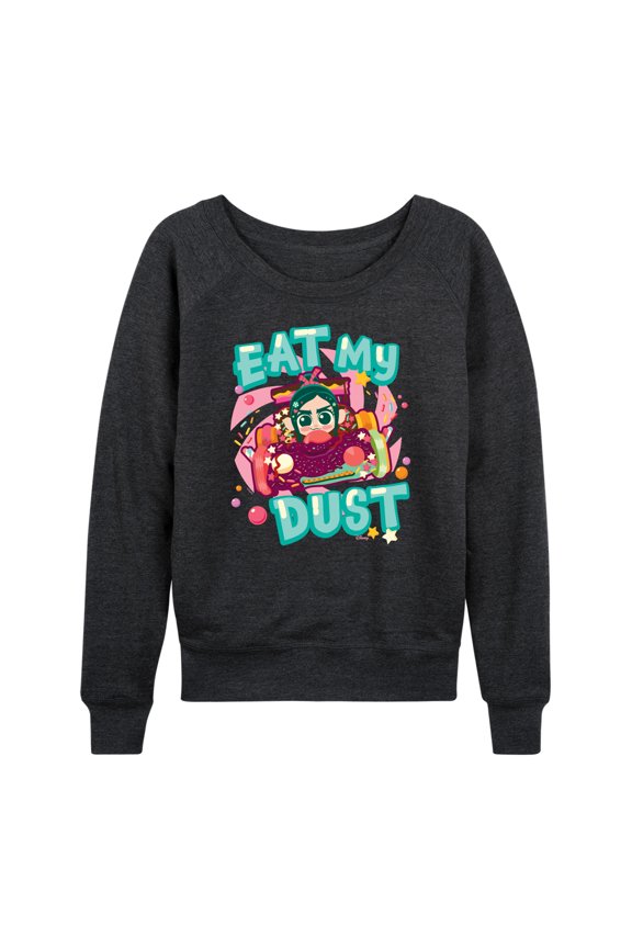 Wreck It Ralph - Eat My Dust Vanelloppe - Women's Lightweight French Terry Long Sleeve Shirt