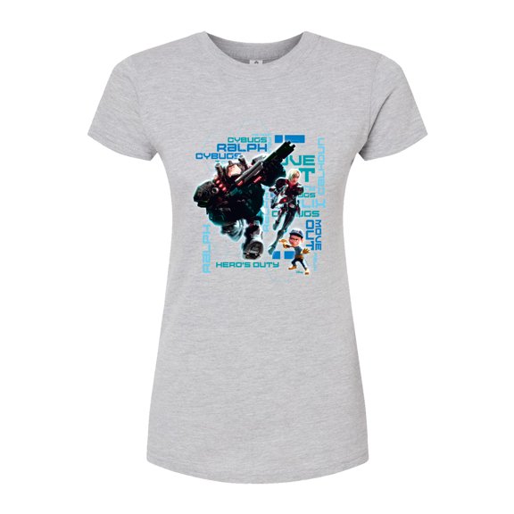 Disney Wreck It Ralph - Hero's Duty - Move Out - Juniors Fitted Graphic T-Shirt