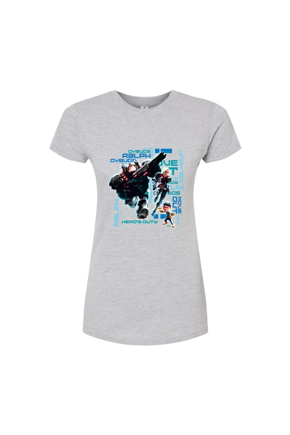 Wreck It Ralph - Hero's Duty - Move Out - Juniors Fitted Graphic T-Shirt