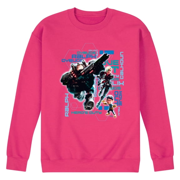 Disney Wreck It Ralph - Hero's Duty - Move Out - Men's Crew Neck Fleece Pullover