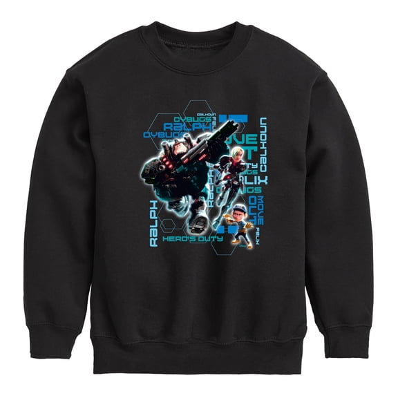 Disney Wreck It Ralph - Hero's Duty - Move Out - Toddler & Youth Crewneck Fleece Sweatshirt