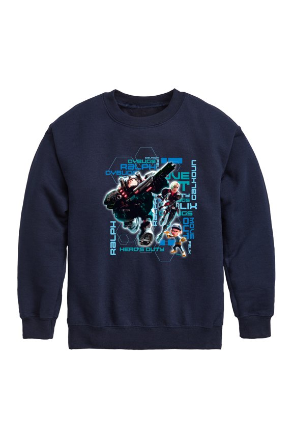 Wreck It Ralph - Hero's Duty - Move Out - Toddler & Youth Crewneck Fleece Sweatshirt