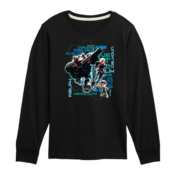Disney Wreck It Ralph - Hero's Duty - Move Out - Toddler & Youth Long Sleeve Graphic T-Shirt
