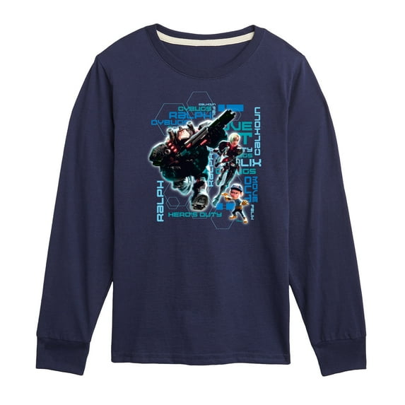 Disney Wreck It Ralph - Hero's Duty - Move Out - Toddler & Youth Long Sleeve Graphic T-Shirt