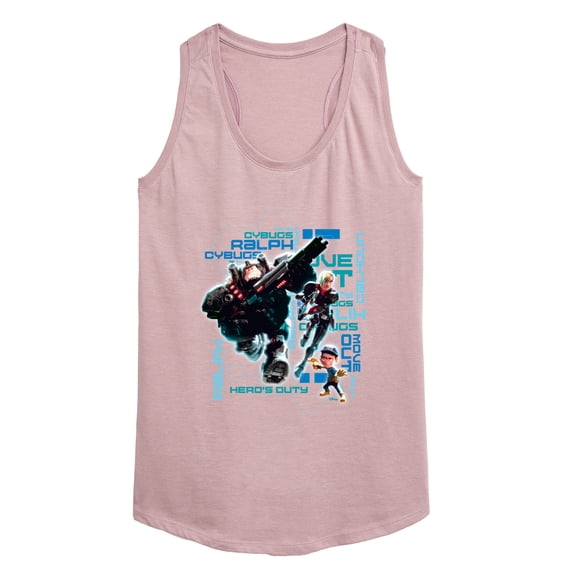 Disney Wreck It Ralph - Hero's Duty - Move Out - Women's Racerback Tank Top