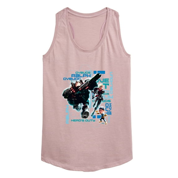 Disney Wreck It Ralph - Hero's Duty - Move Out - Women's Racerback Tank Top