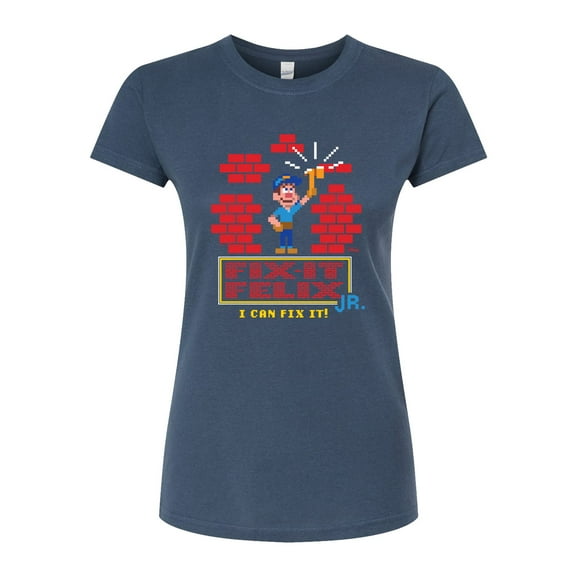Disney Wreck It Ralph - I Can Fix It Felix - Juniors Fitted Graphic T-Shirt