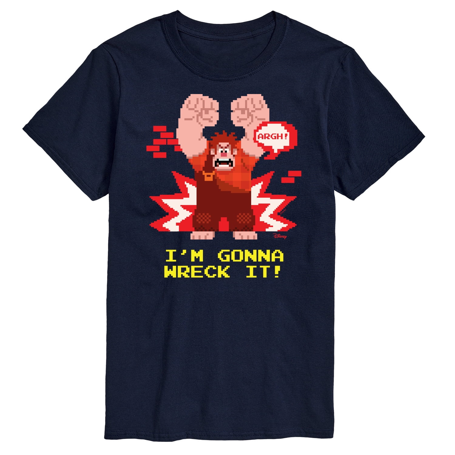 Disney Wreck It Ralph I m Gonna Wreck It Men s Short Sleeve Graphic T Shirt