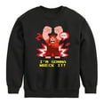 thumbnail image 1 of Disney Wreck It Ralph - I'm Gonna Wreck It - Toddler & Youth Crewneck Fleece Sweatshirt, 1 of 4
