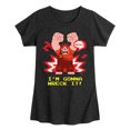 thumbnail image 1 of Disney Wreck It Ralph - I'm Gonna Wreck It - Toddler & Youth Girls Short Sleeve Graphic T-Shirt, 1 of 4